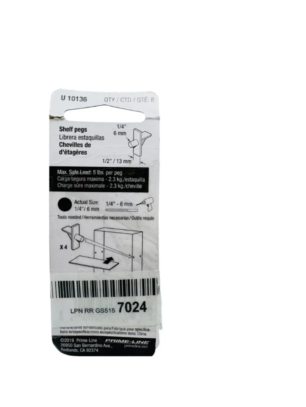 Prime-Line ideal shelving